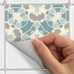 Sada 24 dekoratívnych samolepiek na stenu Ambiance Underwater Garden, 10 × 10 cm