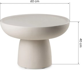Konferenční stolek Lagoon 60 cm béžový