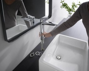 Hansgrohe Logis, páková umývadlová batéria 190, s odtokovou súpravou, chrómová, HAN-71090000