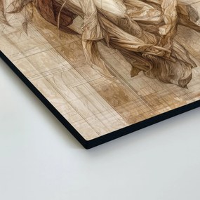 DUBLEZ | Drevený obraz na stenu - Anjel svetla