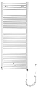 Aqualine - Kúpeľňový elektrický radiátor DIRECT-E 600W/230V 132 cm biela