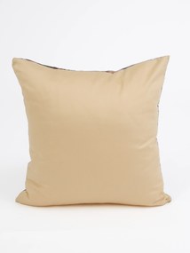 Saténová obliečka na vankúš 40 x 40 cm - Taisa čierno/zlatá