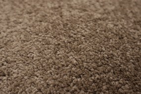Vopi koberce Kusový koberec Eton hnedý ovál - 57x120 cm