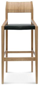 FAMEG Arcos - BST-1403 - barová stolička Farba dreva: buk štandard, Čalúnenie: látka CAT. D