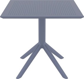 SKY 80 záhradný stôl dark grey