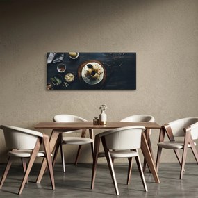 Obraz dezertu na stole (120x50 cm)