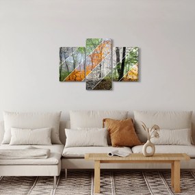 Obraz - Striedanie ročných období (90x60 cm)