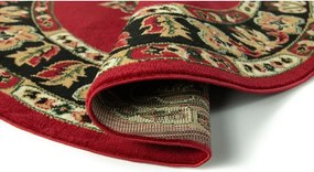 TA Koberec 4493A ČERVENÝ ATLAS PP KOLESO Rozmer: 80x80 cm