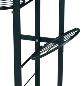 Vysoký 6-poschodový stojan na kvety z ocele