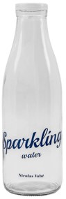 Nicolas Vahé Sklenená fľaša na vodu s nápismi Still / Sparkling  1 l Sparkling