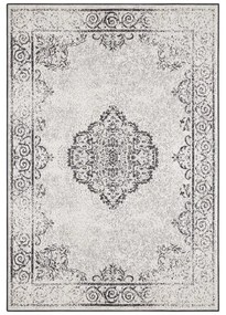 Kusový koberec Twin Supreme 103868 Black / Cream – na von aj na doma, 120x170, čiernobiela, chodba / predsieň, Hanse Home