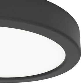 Eglo 901324 - LED kúpeľňové stropné svietidlo FUEVA LED/7,5W/230V pr.16,6cm IP44 čierne