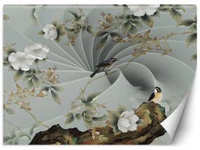 Fototapeta, Ptáci na větvi - 250x175 cm