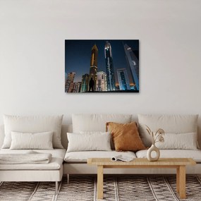 Obraz nočného mesta (70x50 cm)