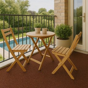 Vebe, Metrážny koberec Santana čokoládová s podkladom resine, záťažový, na mieru, šíře 4m, hnedá, resine, chodba / predsieň