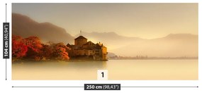 Fototapeta Vliesová Montreux hrad 152x104 cm