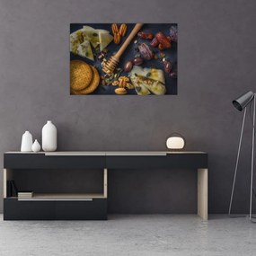 Obraz so sušeným ovocím (90x60 cm)