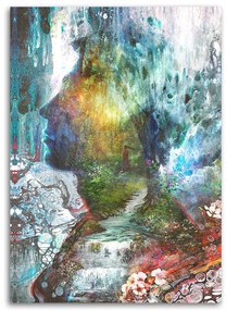 Gario Obraz na plátne Magická postava v lese - Barrett Biggers Rozmery: 40 x 60 cm