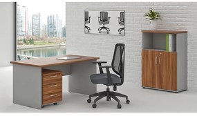 Zostava kancelárskeho nábytku Visio LUX 2, dub