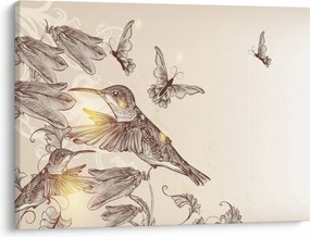 Obraz - Kolibríky (70x50 cm)