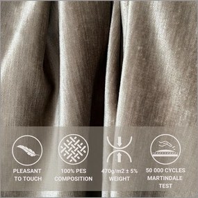 Svetlohnedá boxspring posteľ s úložným priestorom 180x200 cm Bergamo – Maison de Rêve