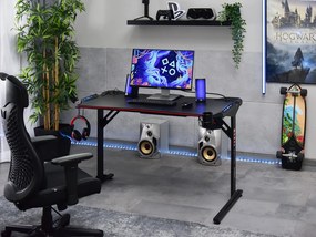 PC stolík Matts Led (čierna). Vlastná spoľahlivá doprava až k Vám domov. 1109786