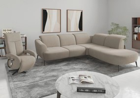 XXXLutz ROHOVÁ SEDAČKA, textil, béžová Sit & More - Sedačky - 00014401852K