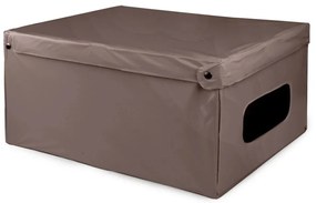 Compactor Skladacia úložná krabica s vekom SMART, taupe, S