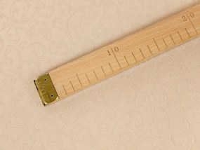 Biante Teflónový okrúhly obrus TF-092 Ornamenty - béžová light Ø 70 cm