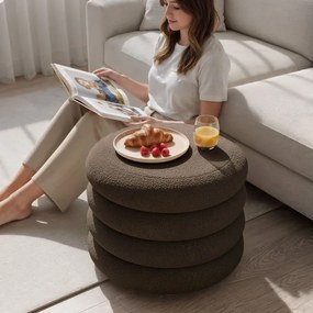 Taburetka MOLLIS hnedá