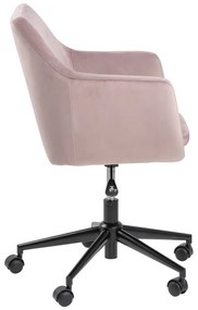 Ružová kancelárska stolička Actona Nora