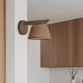 Brilagi - LED Nástenné svietidlo ANTHONY 1xE14/40W/230V dub orech/hnedá