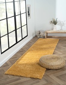 My Flair, Behúň My Shaggy goldgelb, 80x300, žltá, chodba / predsieň