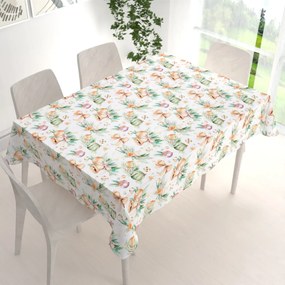 Biante Vianočný dekoračný obdĺžnikový obrus PML-039 Banky a zvončeky 50x100 cm