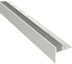Mexen Line-B lišta na sklo 180 cm ľavá, brúsená oceľ, 181004180L