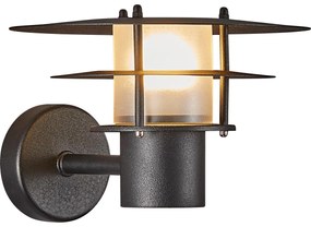 Nordlux - Vonkajšie nástenné svietidlo BASTIA 1xE14/12W/230V IP54 čierna