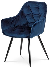 Jedálenská stolička Charli-BLUE4 (modrá). Vlastná spoľahlivá doprava až k Vám domov. 1120398
