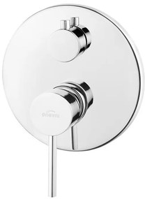 Invena Dafni, podomietková sprchová sada s dažďovou hlavovou sprchou 25cm, chróm lesklý, INV-BS-88-0O2-A