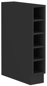 Kuchynská skrinka Siena/Monza/Arona čierna mat 15d Otw bb