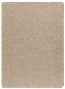 Koberec JUTE 3652 so strapcami, tmavobéžový