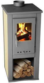 Krbové kachle Thalia Okta M, 3,9 kW, 120 mm, béžová