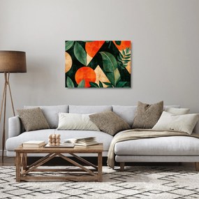 Sklenený obraz - Geometrické prírodné motívy II. (70x50 cm)