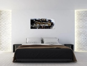 Obraz - Saxofón (120x50 cm)