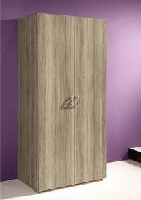 Šatníková skriňa Base, dub sonoma