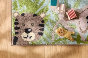 Detský koberec Funky Top Jungla mätový