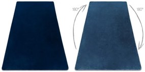 Protišmykový koberec POSH Shaggy navy granát plyš