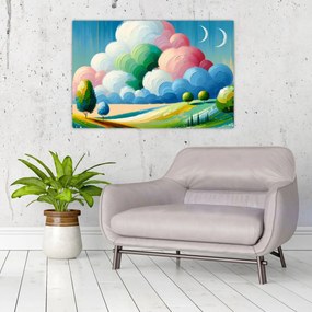 Obraz - Krajinka s mrakom (90x60 cm)