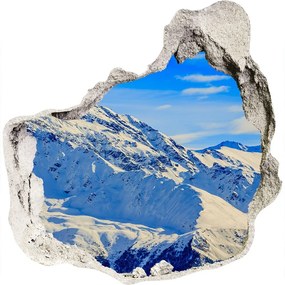 Diera 3D fototapety nálepka Alpy v zime nd-p-96505174