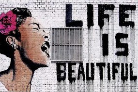 Plagát, Obraz - Banksy - Life is Beautiful, (91.5 x 61 cm)