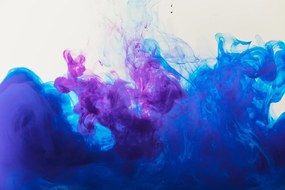 Samolepiaca tapeta modro-fialový atrament - 150x100